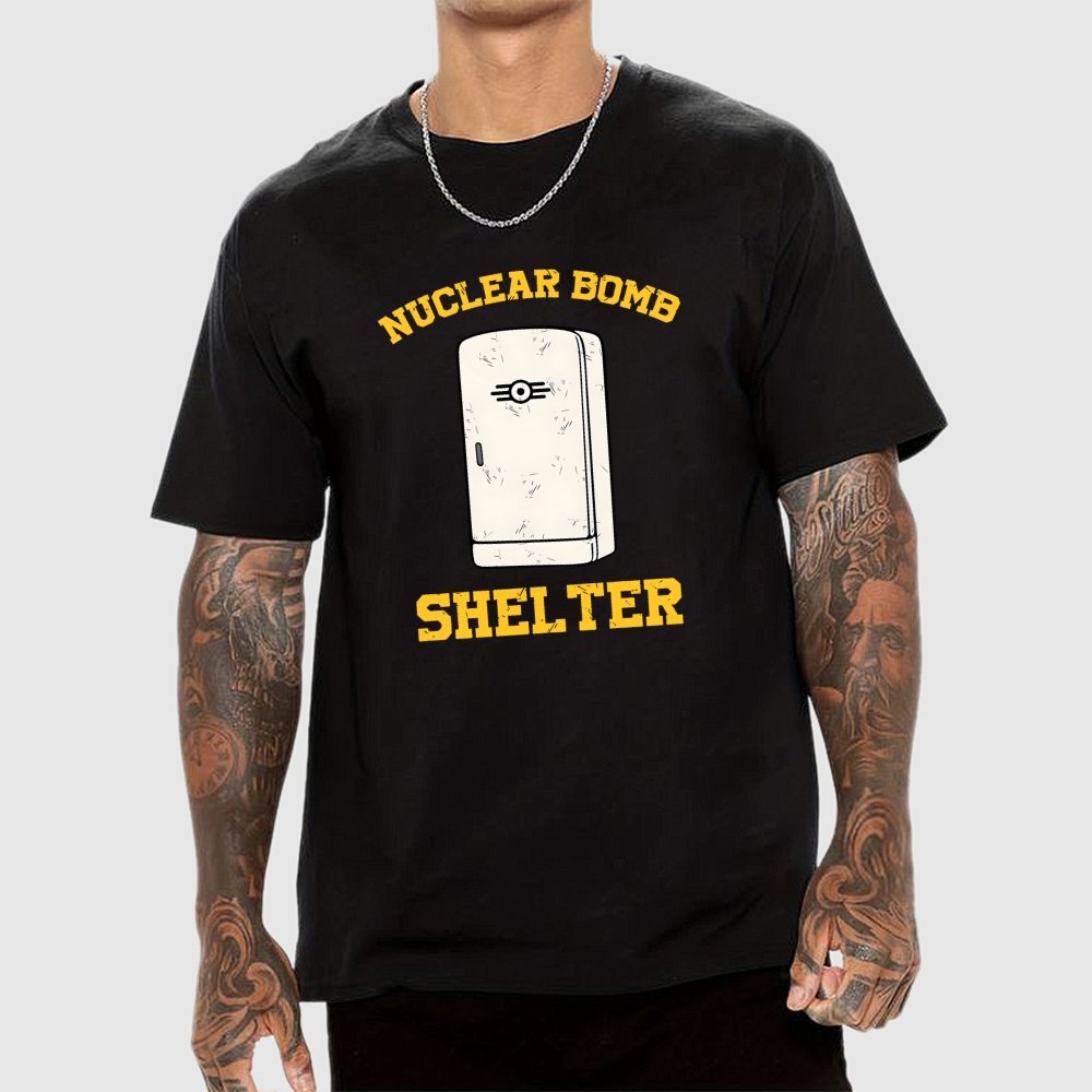 Nuclear Bomb Shelter Geek T-Shirt