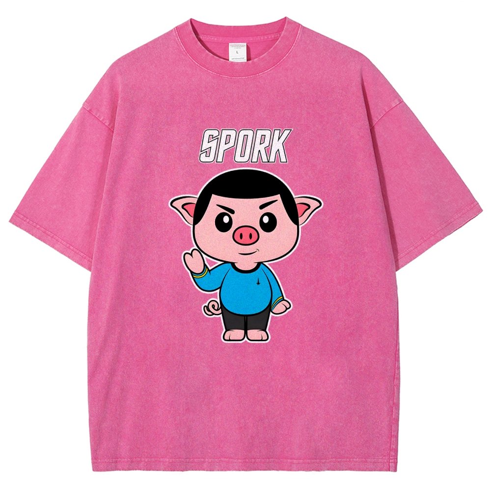 Spork Vintage Distressed T-shirt