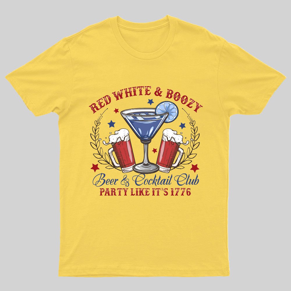 4th of July Social Club  America Nerdy T-Shirt