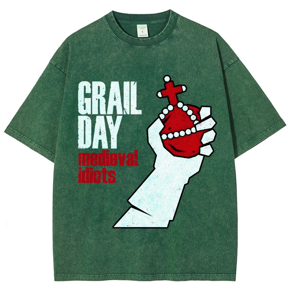 Medieval Idiots Vintage Distressed T-shirt