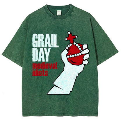 Medieval Idiots Vintage Distressed T-shirt