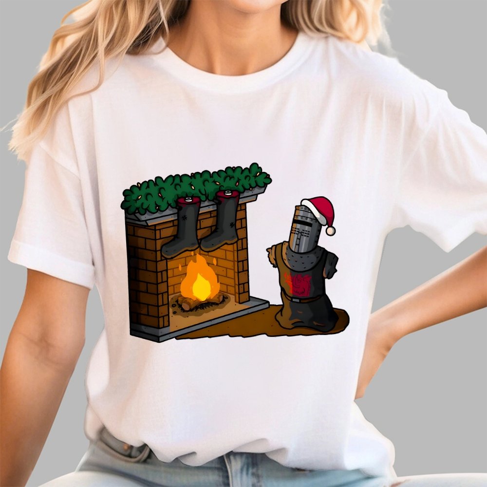 Black Knight Christmas Geek T-Shirt
