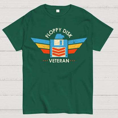 Floppy Disk Veteran Geek T-Shirt