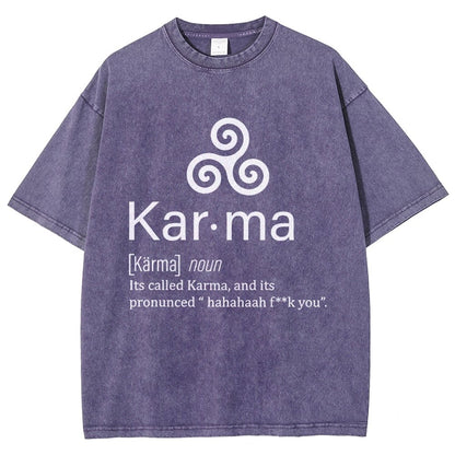 Karma definition Vintage Distressed T-shirt