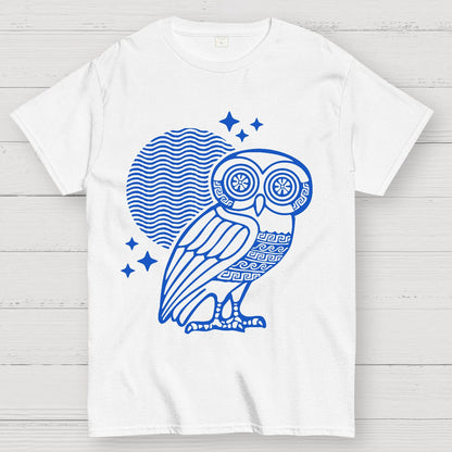 Ancient Greek Owl Geek T-Shirt