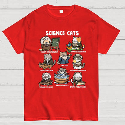 Science Cats Geek T-Shirt