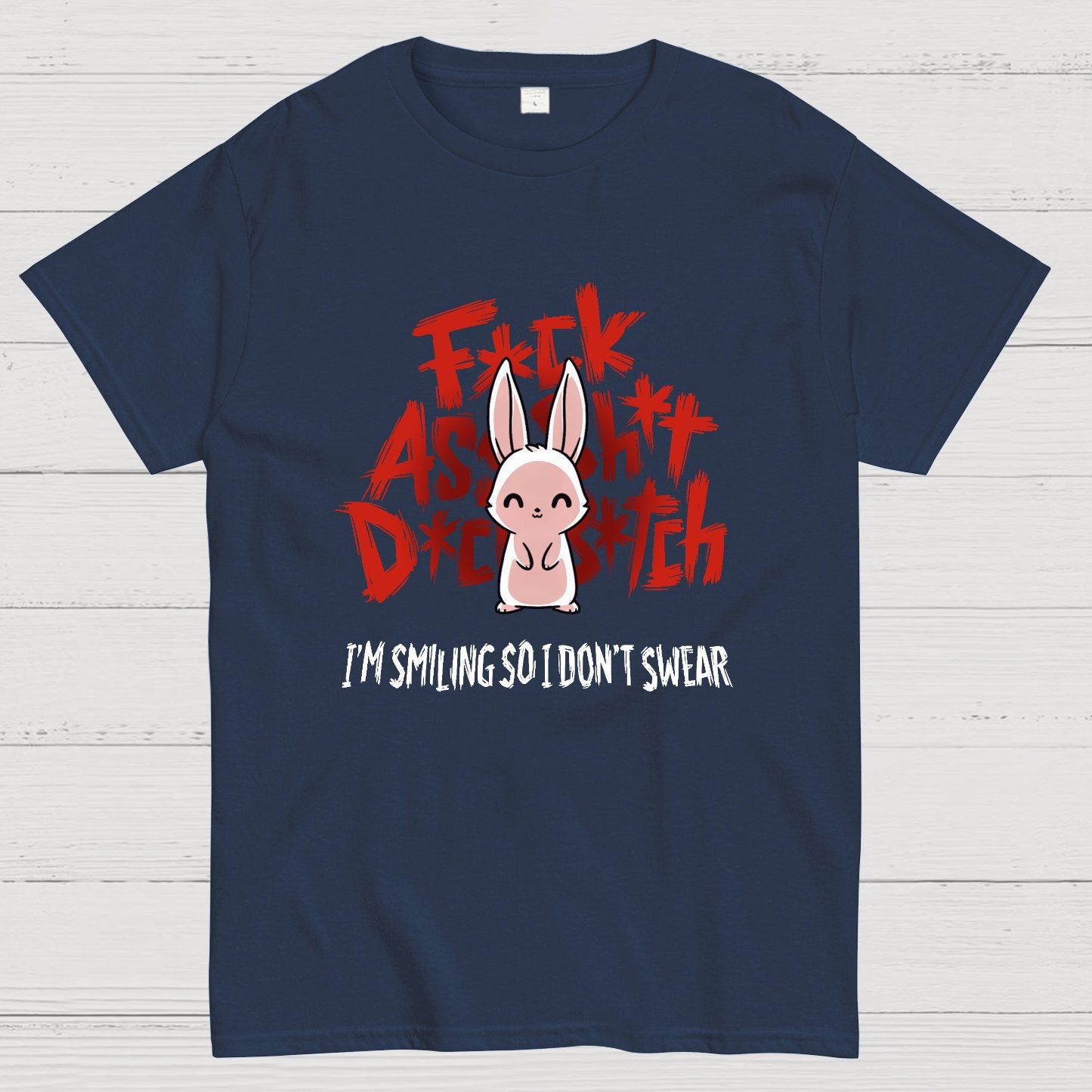 I‘m Smiling So I Don't Swear Geek T-Shirt