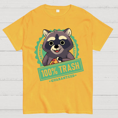 100% Cute Trash Panda Raccoon Seal Geek T-Shirt