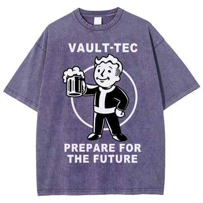 prepare for the future Vintage Distressed T-shirt