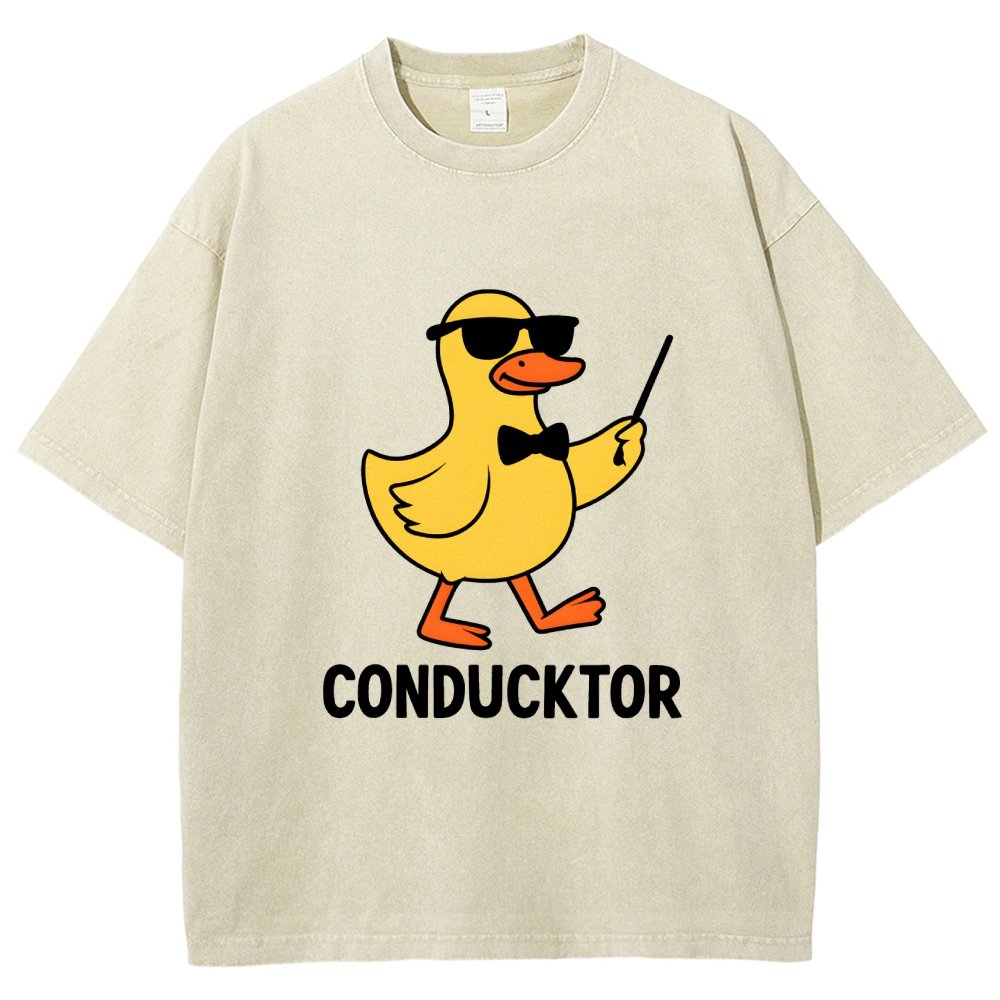 Conducktor Vintage Distressed T-shirt