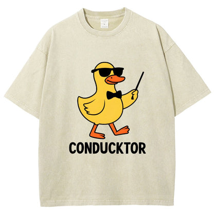 Conducktor Vintage Distressed T-shirt