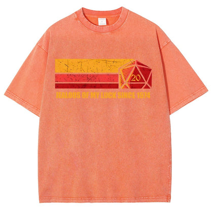 JEALOUS OF MY LUCK SINCE 1974 Vintage Distressed T-shirt