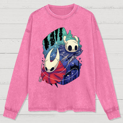 Protector and Knight Washed Long Sleeve Tee
