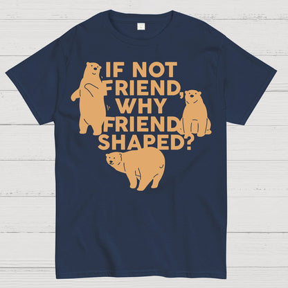 If Not Friend, Why Friend Shaped Geek T-Shirt