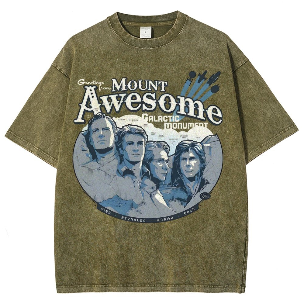 Mount Awesome Vintage Distressed T-shirt