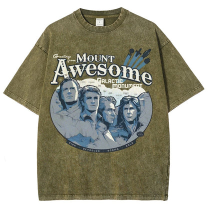 Mount Awesome Vintage Distressed T-shirt