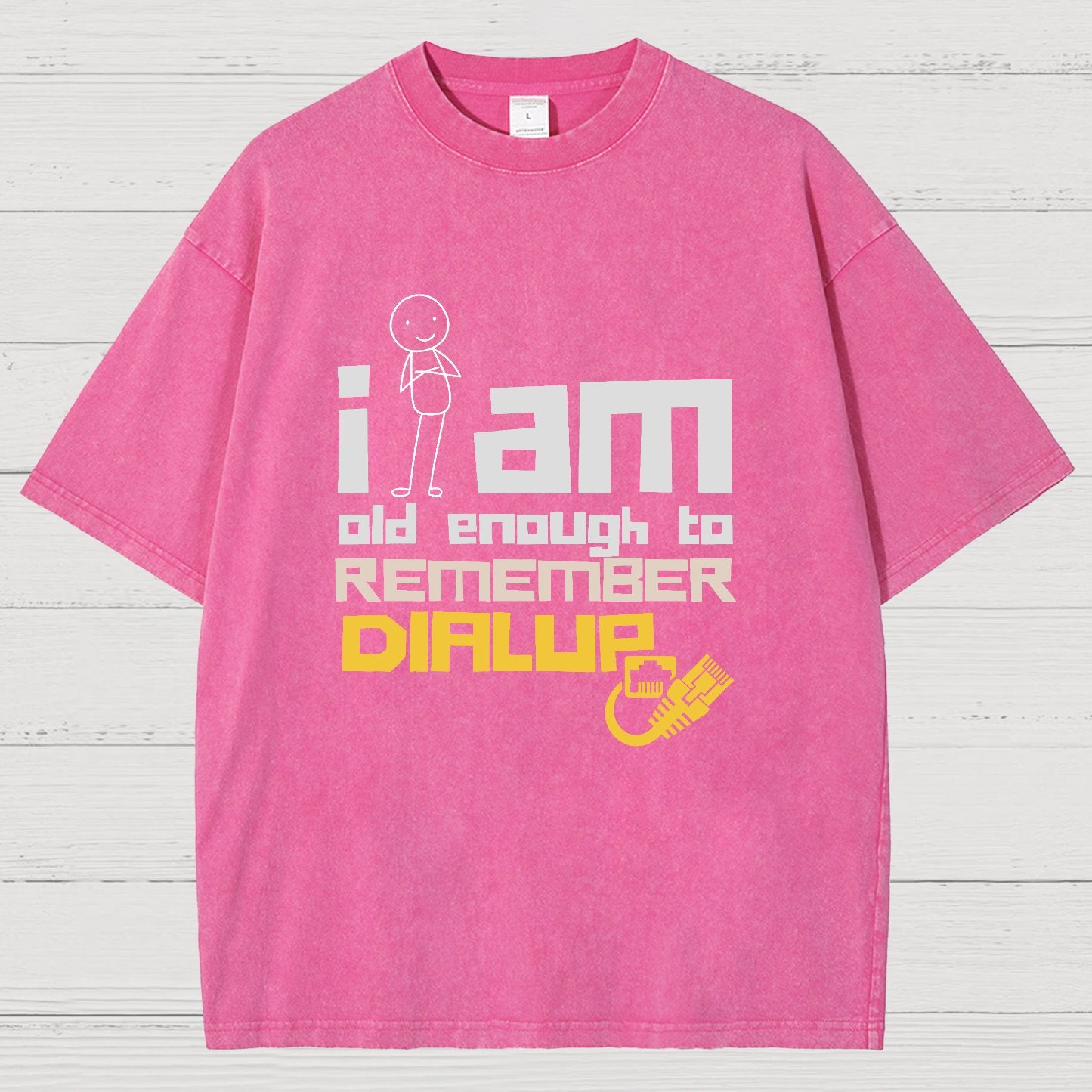 Dialup Internet Vintage Distressed T-shirt