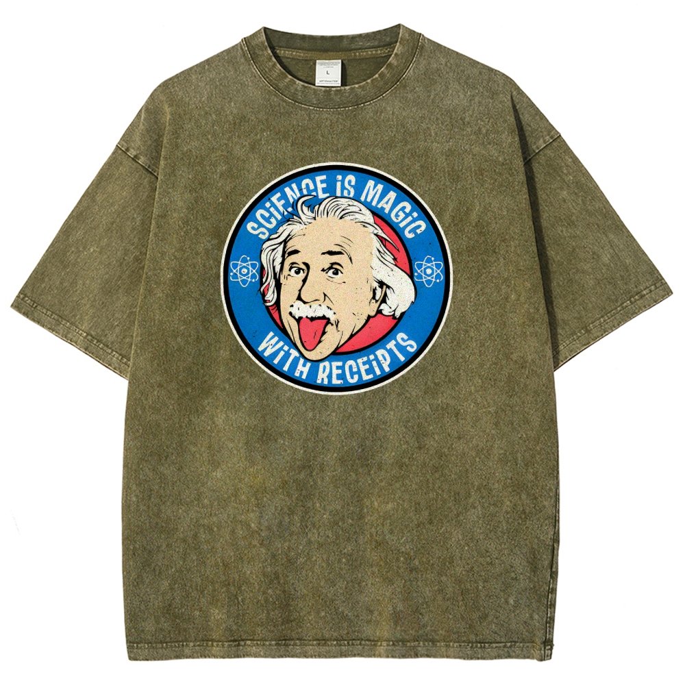 Science Is Magic Vintage Distressed T-shirt