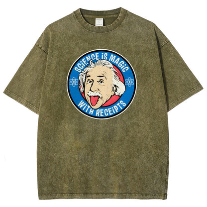 Science Is Magic Vintage Distressed T-shirt