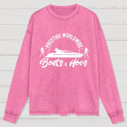Boats 'n Hoes Washed Long Sleeve Tee