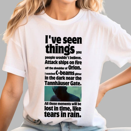 like tears in rain Geek T-Shirt