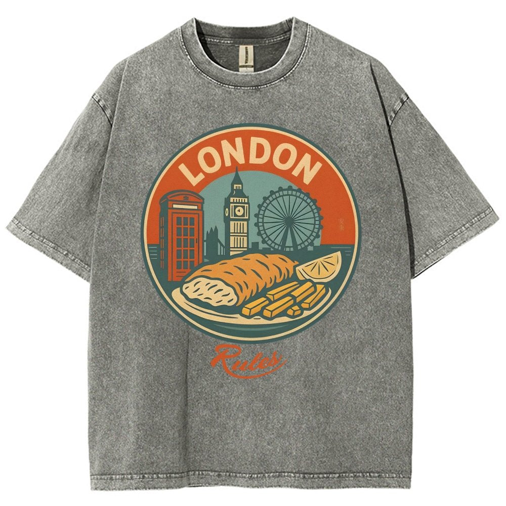 Rules.Century-Old Restaurant Vintage Distressed T-shirt