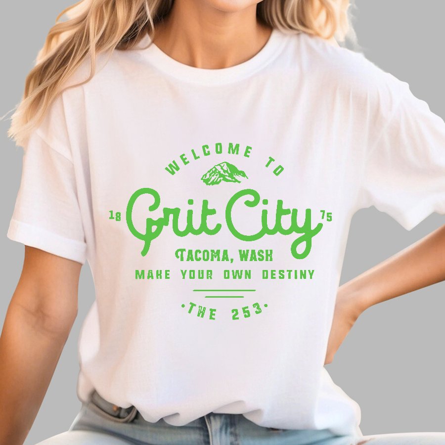 Grit City Tacoma Washington Geek T-Shirt