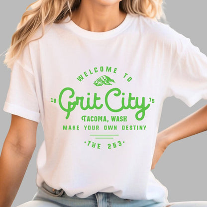 Grit City Tacoma Washington Geek T-Shirt