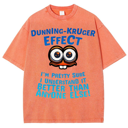 Dunning-Kruger-Effekt Vintage Distressed T-shirt