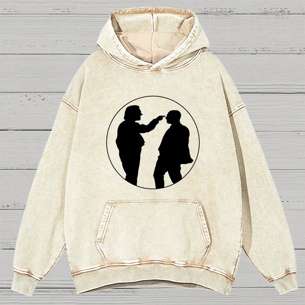 Bottom Spotlight Vintage Distressed Hoodie
