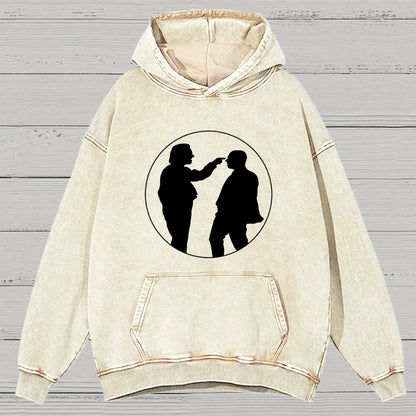 Bottom Spotlight Vintage Distressed Hoodie