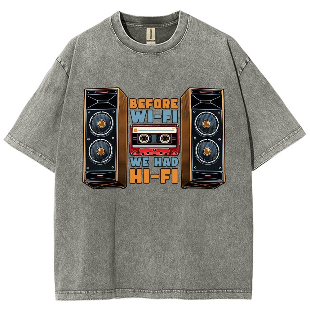 Before Wi-Fi Vintage Distressed T-shirt