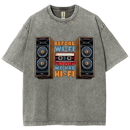 Before Wi-Fi Vintage Distressed T-shirt