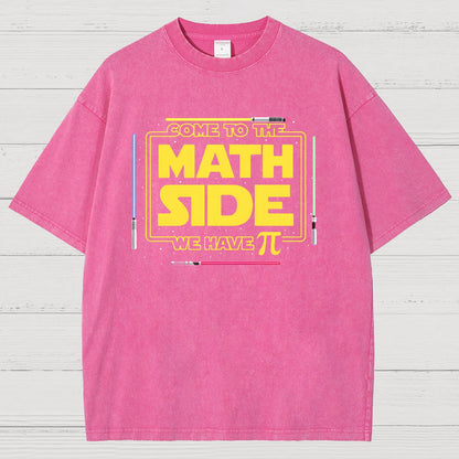Come To The Nerd Side We Have Pi Vintage Distressed T-shirt