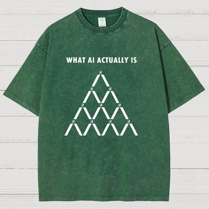 Artificial Intelligence Machine Learning Geek Vintage Distressed T-shirt