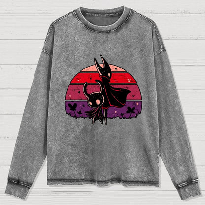 Vintage Hollow Washed Long Sleeve Tee