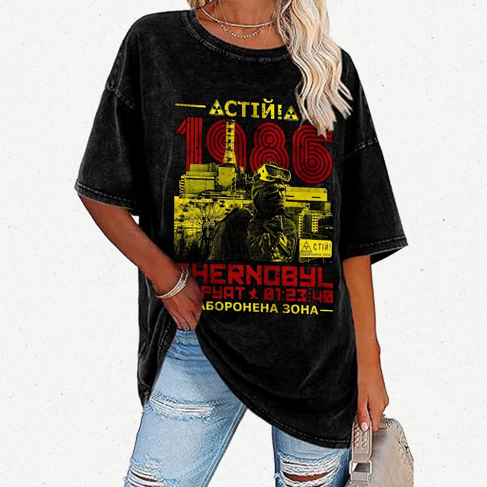 Chernobyl 1986 Vintage Distressed T-shirt