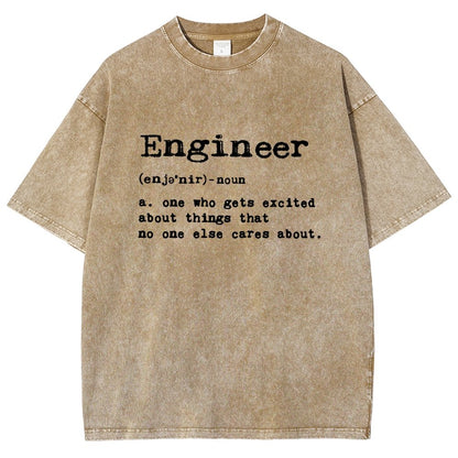 Engineer Definition  Vintage Distressed T-shirt