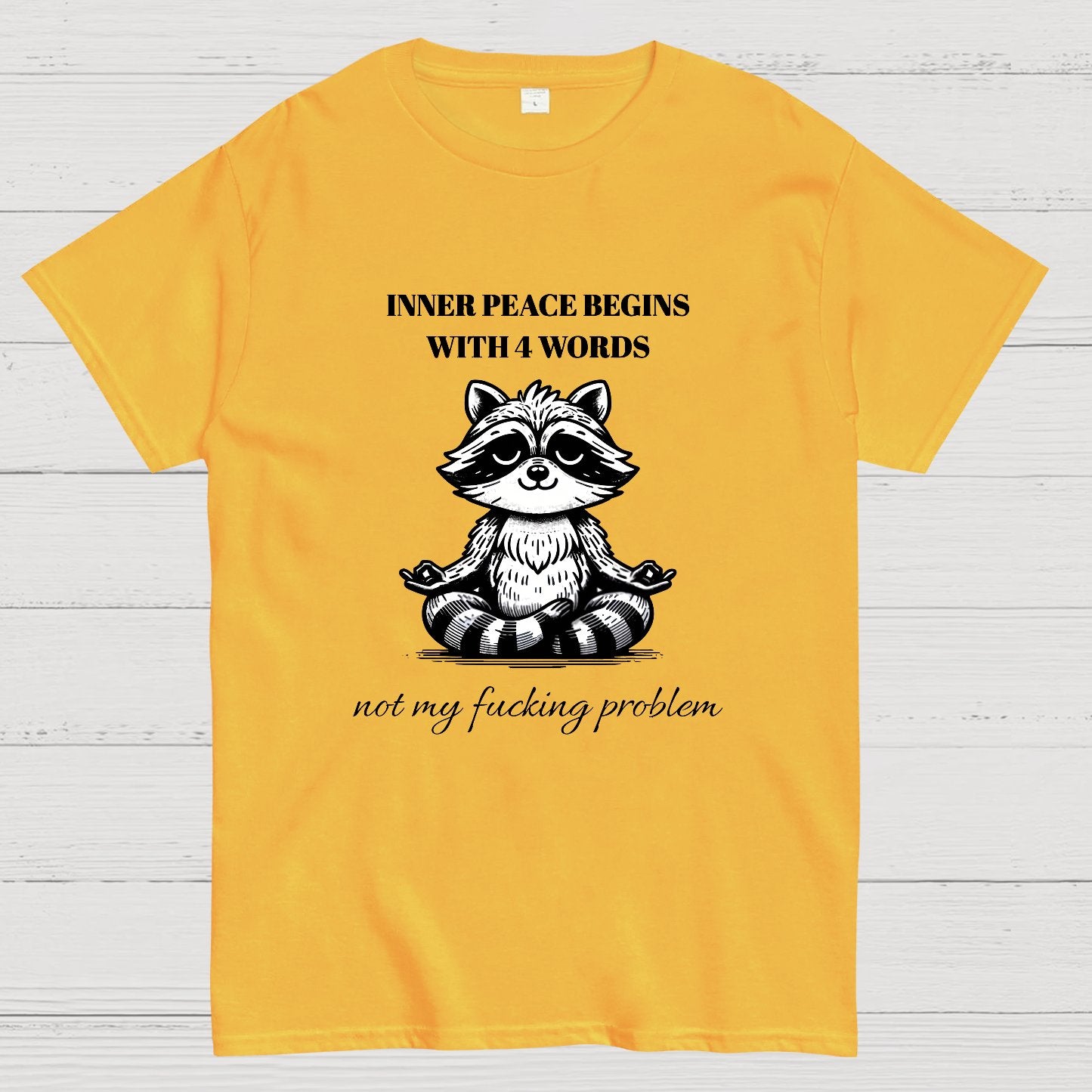 Inner Peace Begins With Four Words , Funny Nerdy T-Shirt