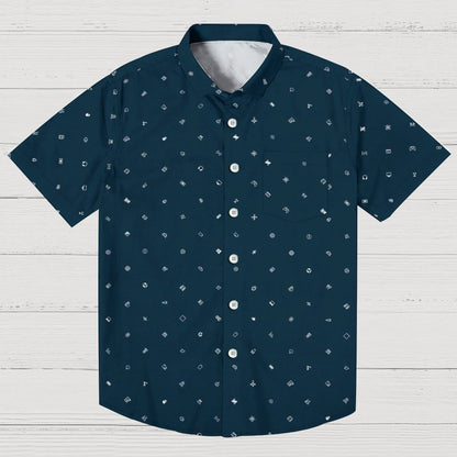 IT Icon Blue Geeky Shirt