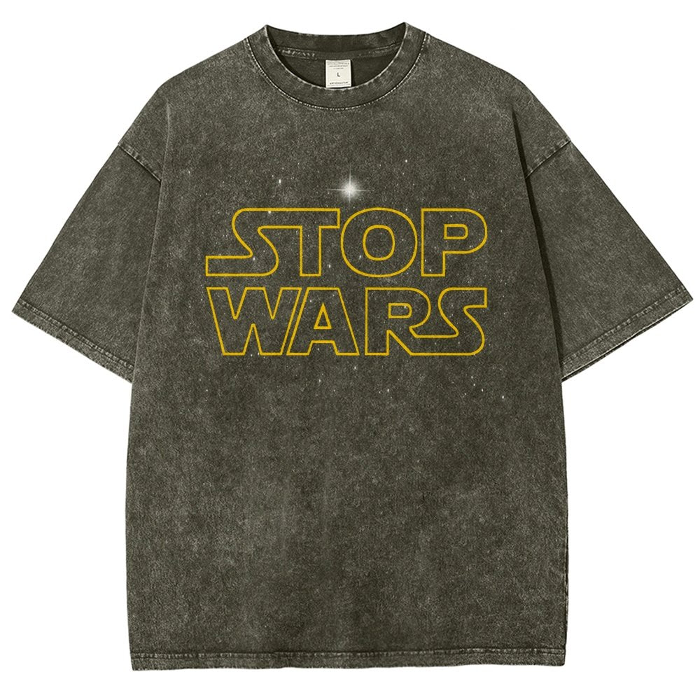 Stop Wars! Vintage Distressed T-shirt