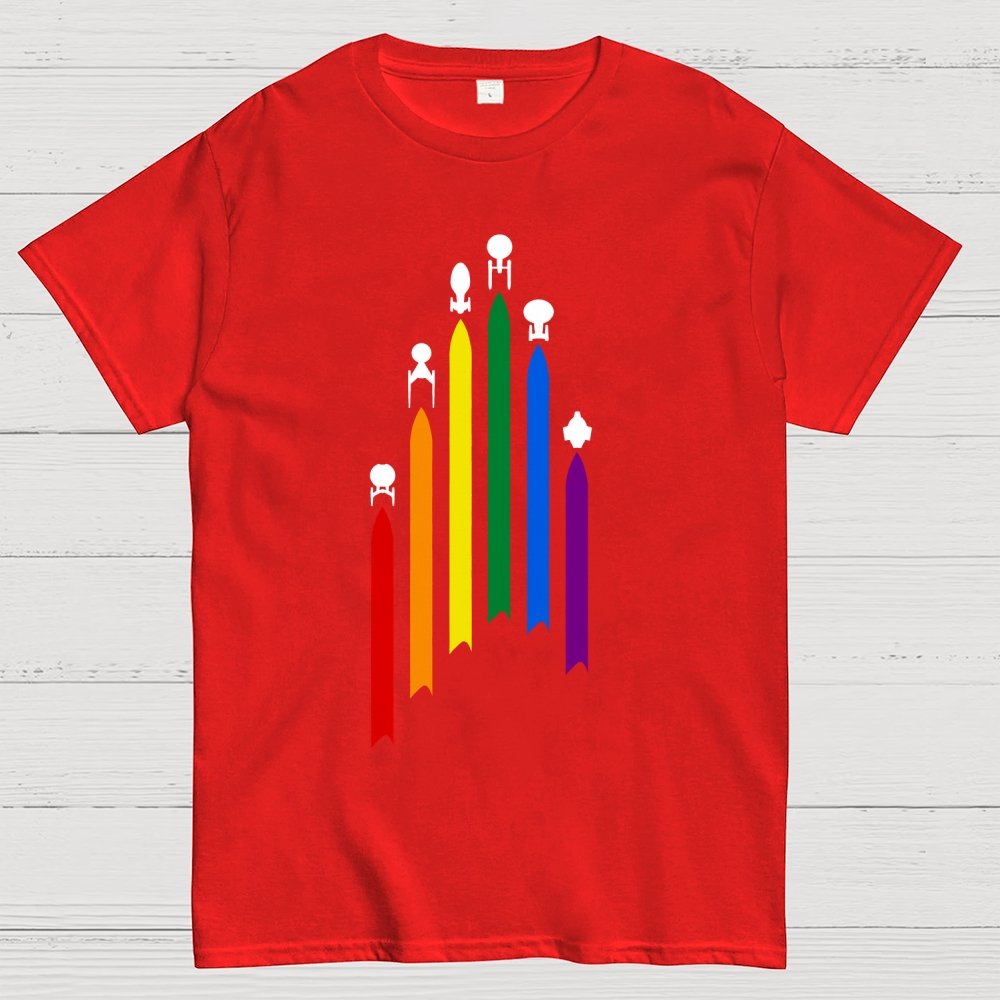 Light-speed spaceship Geek T-Shirt