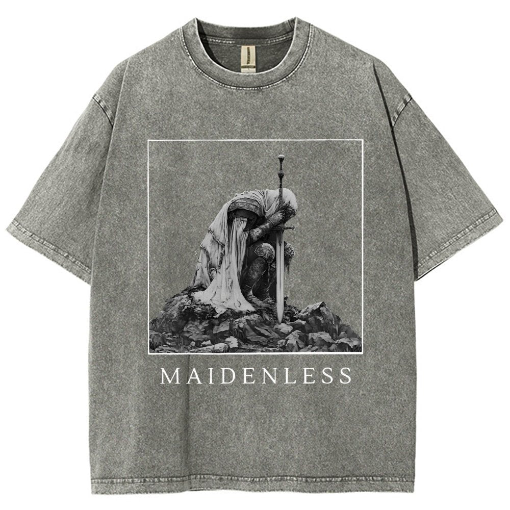 Maidenless Vintage Distressed T-shirt