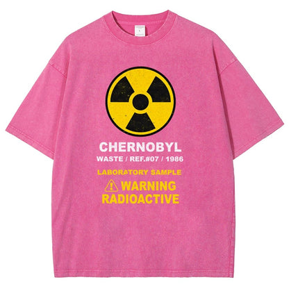 Chernobyl Warning Vintage Distressed T-shirt