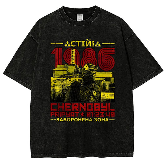 Chernobyl 1986 Vintage Distressed T-shirt