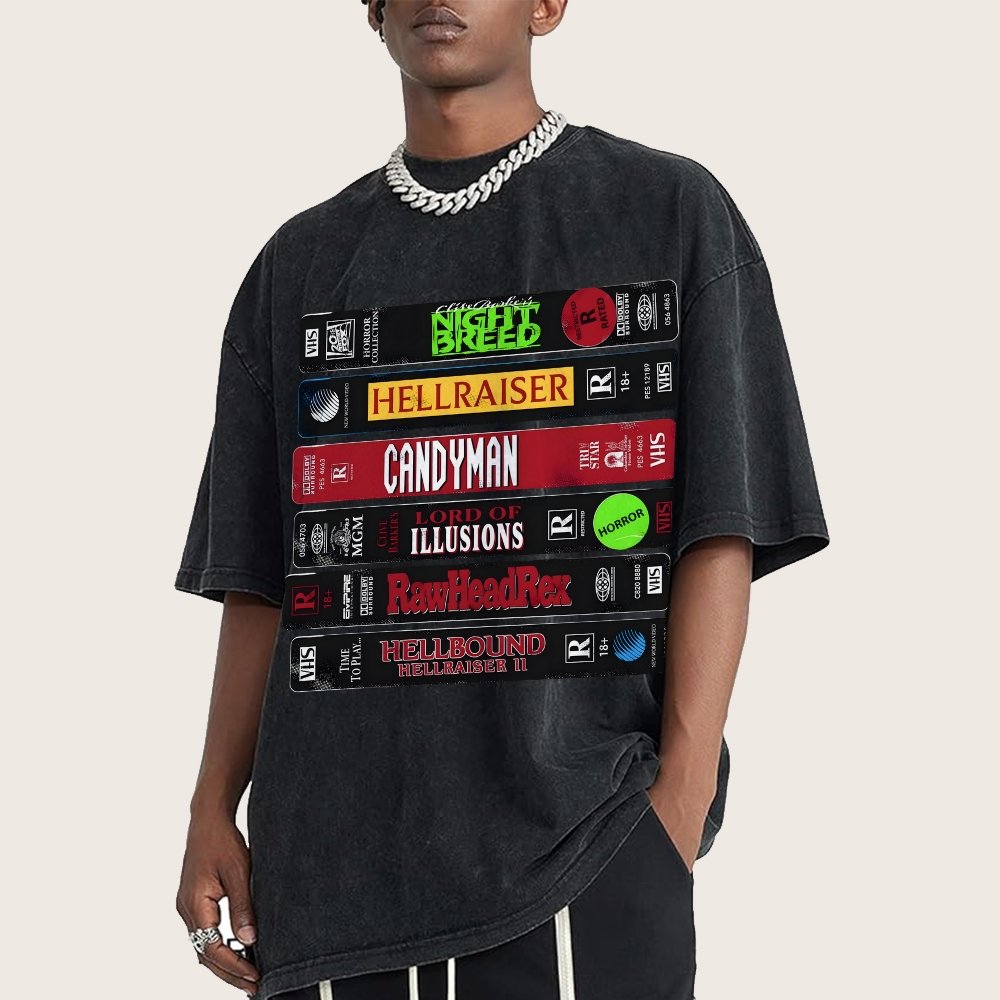 VHS Barker Vintage Distressed T-shirt