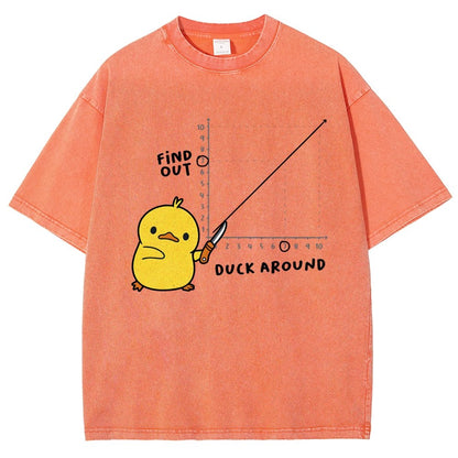Duck Around Find Out Vintage Distressed T-shirt