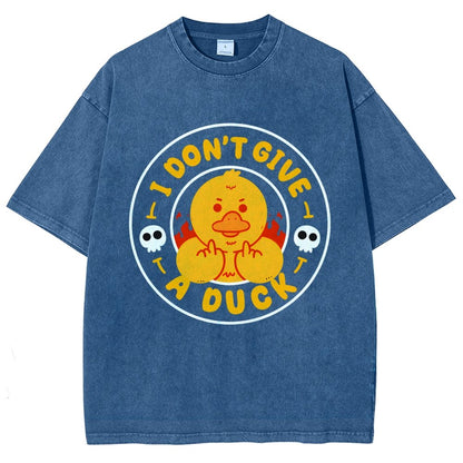 I Don’t Give A Duck Vintage Distressed T-shirt