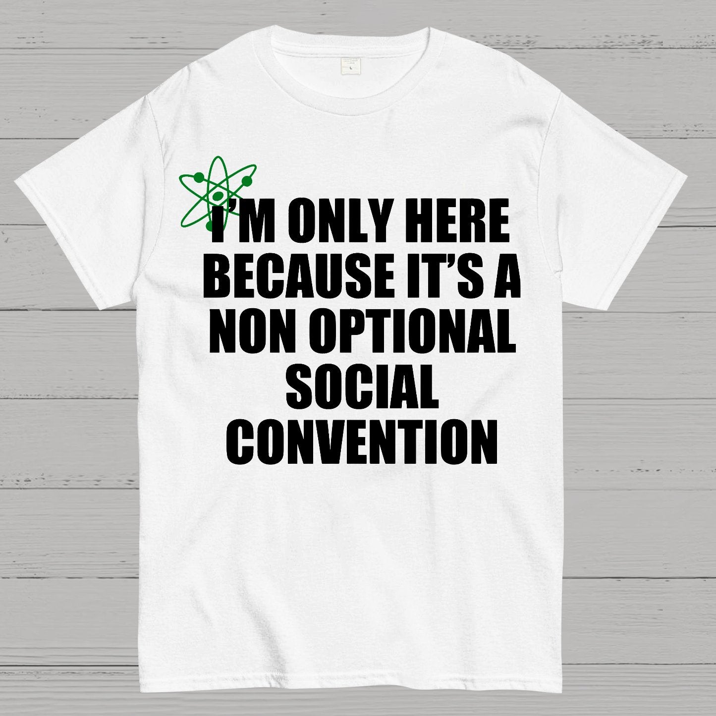 Non Optional Social Convention Geek T-Shirt