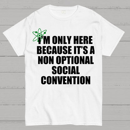 Non Optional Social Convention Geek T-Shirt